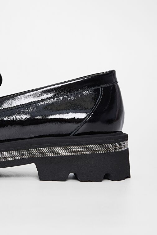 Valmenti Siyah Kadın Süet Loafer 33 77501 BN AYK SK23/24 - Görsel 6