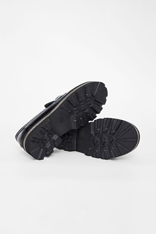 Valmenti Siyah Kadın Süet Loafer 33 77501 BN AYK SK23/24 - Görsel 9