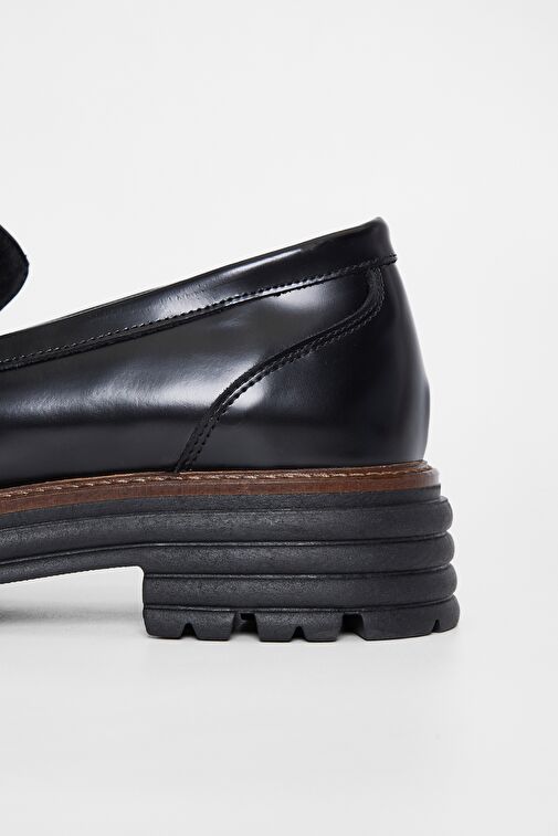 Valmenti Siyah Kadın Deri Loafer 33 52107 BN AYK SK23/24 - Görsel 6