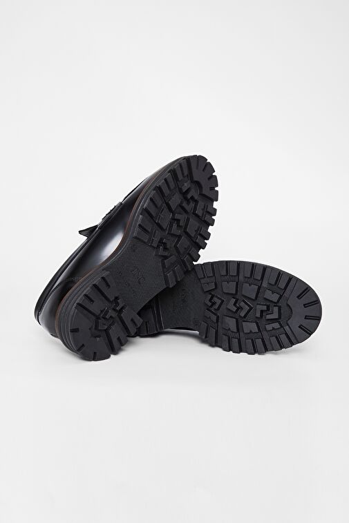 Valmenti Siyah Kadın Deri Loafer 33 52107 BN AYK SK23/24 - Görsel 8