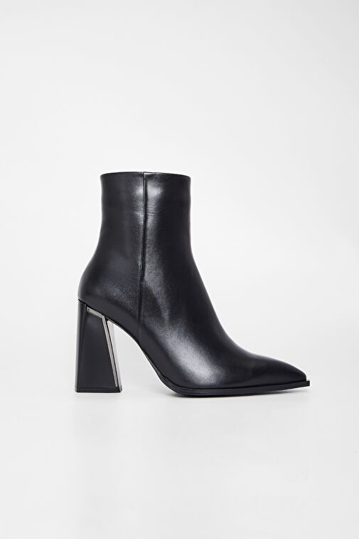 Valmenti Kadın Siyah Hakiki Deri Casual Bot - Görsel 2