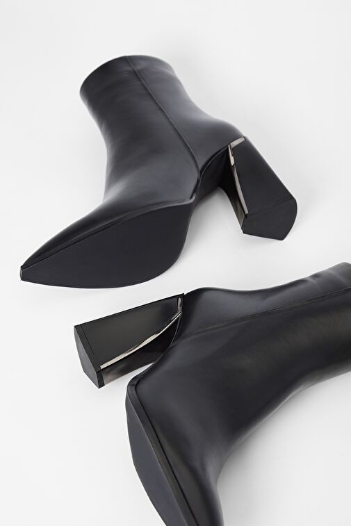 Valmenti Kadın Siyah Hakiki Deri Casual Bot - Görsel 8