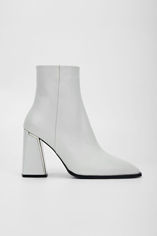 Valmenti Kadın Beyaz Hakiki Deri Casual Bot - Görsel 2