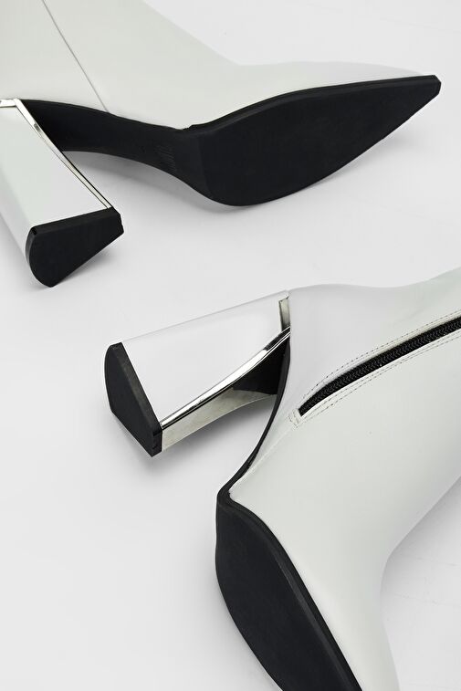 Valmenti Kadın Beyaz Hakiki Deri Casual Bot - Görsel 6