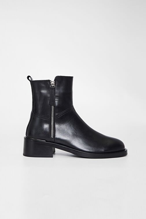 Valmenti Lyrion Kadın Siyah Hakiki Deri Casual Bot - Görsel 2