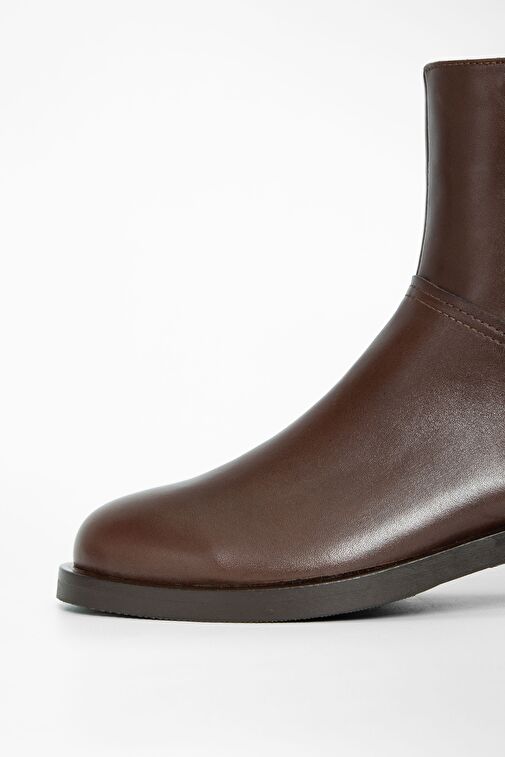 Valmenti Lyrion Kadın Kahve DR Hakiki Deri Casual Bot - Görsel 5