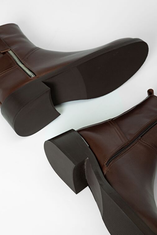 Valmenti Lyrion Kadın Kahve DR Hakiki Deri Casual Bot - Görsel 9
