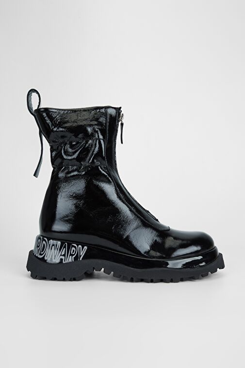 Valmenti Orıonex Kadın SIYAH KRSK RGN Hakiki Deri Casual Bot - Görsel 2