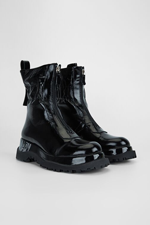 Valmenti Orıonex Kadın SIYAH KRSK RGN Hakiki Deri Casual Bot - Görsel 3