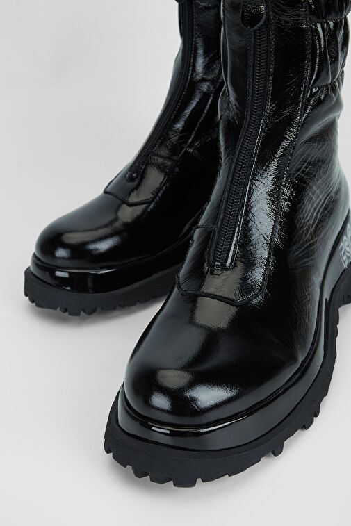 Valmenti Orıonex Kadın SIYAH KRSK RGN Hakiki Deri Casual Bot - Görsel 4