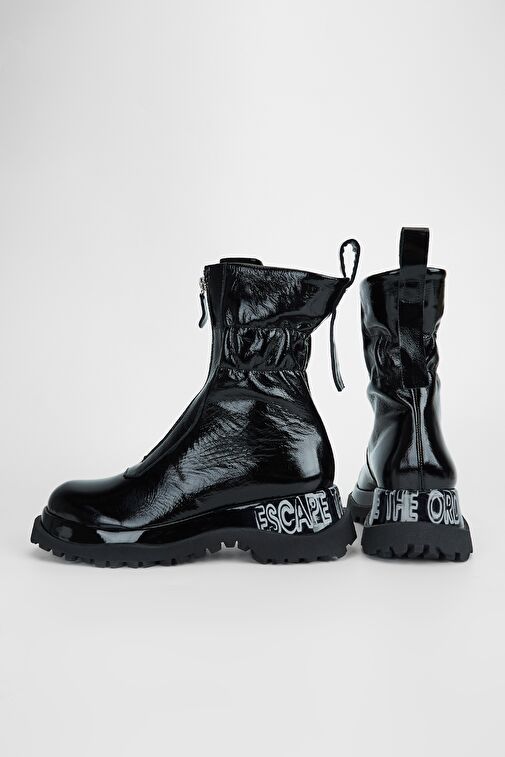 Valmenti Orıonex Kadın SIYAH KRSK RGN Hakiki Deri Casual Bot - Görsel 5