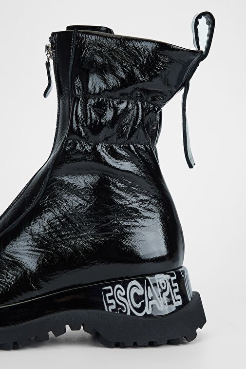 Valmenti Orıonex Kadın SIYAH KRSK RGN Hakiki Deri Casual Bot - Görsel 7