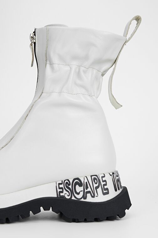 Valmenti Orıonex Kadın Beyaz Hakiki Deri Casual Bot - Görsel 7