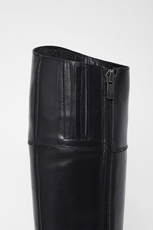 Valmenti Shaula Kadın Siyah Hakiki Deri Çizme - Görsel 7
