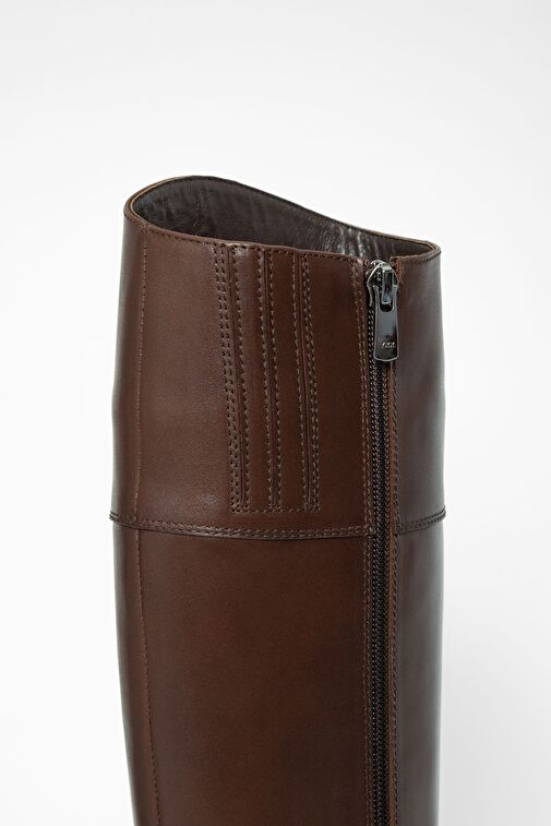 Valmenti Shaula Kadın Kahve DR Hakiki Deri Çizme - Görsel 7