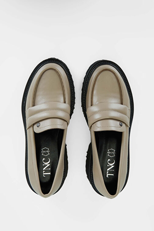 Tamer Tanca Vizon Kadın Deri Loafer 33 5010 BN AYK SK23/24 - Görsel 6