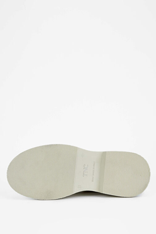 Tamer Tanca Kadın Hakiki Deri Bej Casual Bot - Görsel 6