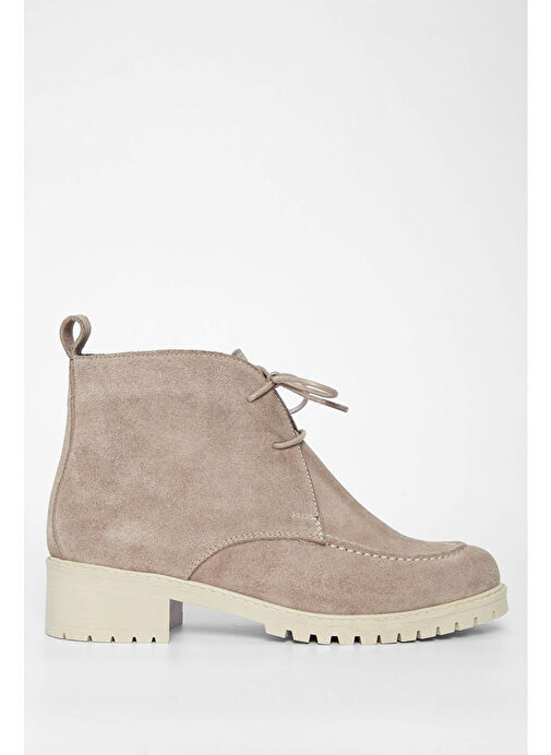 Tamer Tanca Kadın Hakiki Deri Vizon Casual Bot - Görsel 2