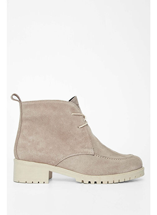 Tamer Tanca Kadın Hakiki Deri Vizon Casual Bot - Görsel 3