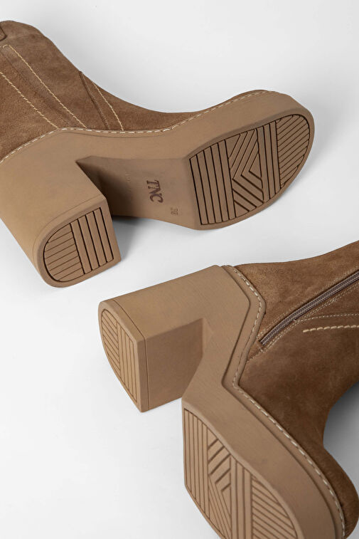 Tamer Tanca Kadın Hakiki Deri Vizon Casual Bot - Görsel 7