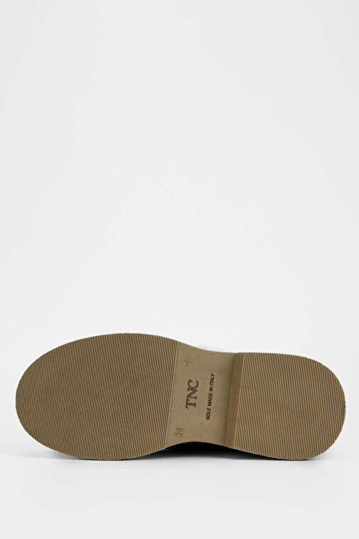 Tamer Tanca Kadın Hakiki Deri Kahverengi Casual Bot - Görsel 7