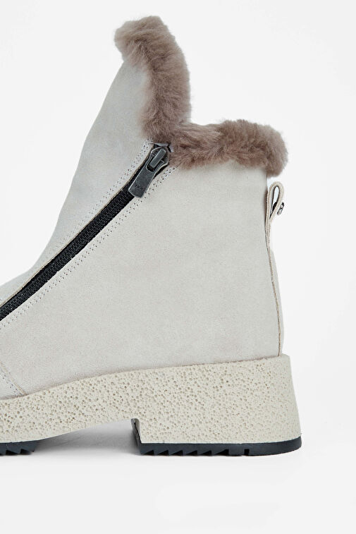 Tamer Tanca Kadın Hakiki Deri Taş Süet Casual Bot - Görsel 6