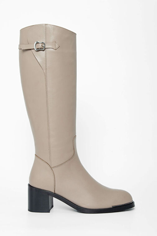 Tamer Tanca Kadın Hakiki Deri Vizon Casual Çizme - Görsel 2