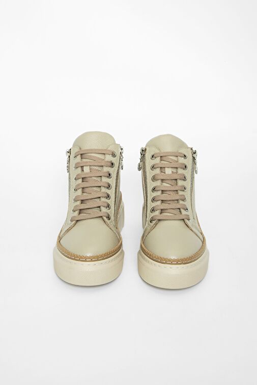 Valmenti Valmenti Nia Kadın Vizon Floter Hakiki Deri Casual Bot | Boyner Vizon - 3. görsel