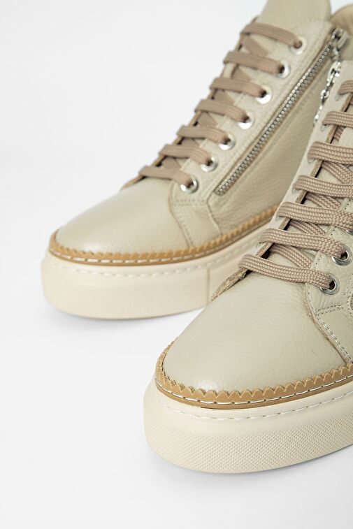 Valmenti Valmenti Nia Kadın Vizon Floter Hakiki Deri Casual Bot | Boyner Vizon - 5. görsel