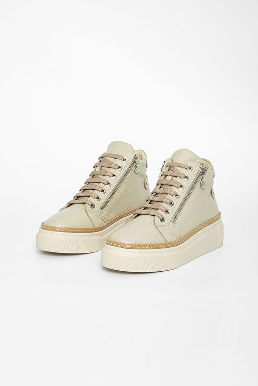 Valmenti Valmenti Nia Kadın Vizon Floter Hakiki Deri Casual Bot | Boyner Vizon - 7. görsel