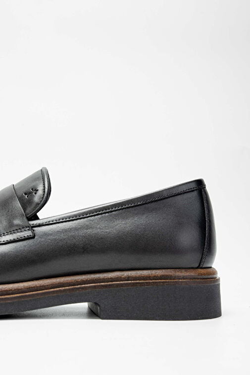 Tamer Tanca Siyah Erkek Deri Loafer 537 3258 ERK AYK SK23/24 - Görsel 3