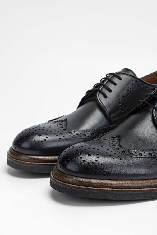 Tamer Tanca Tamer Tanca Erkek Hakiki Deri Siyah Casual Ayakkabı Boyner'de! Siyah - 4. görsel