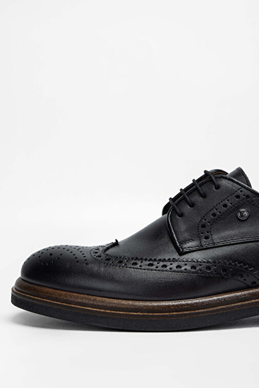 Tamer Tanca Tamer Tanca Erkek Hakiki Deri Siyah Casual Ayakkabı Boyner'de! Siyah - 5. görsel