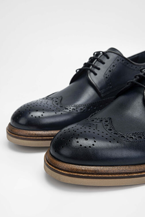 Tamer Tanca Siyah Erkek Deri Günlük Ayakkabı 537 3262 ERK AYK SK23/24 - Görsel 4