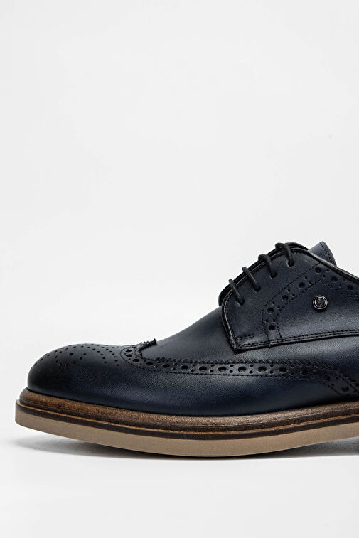 Tamer Tanca Siyah Erkek Deri Günlük Ayakkabı 537 3262 ERK AYK SK23/24 - Görsel 5