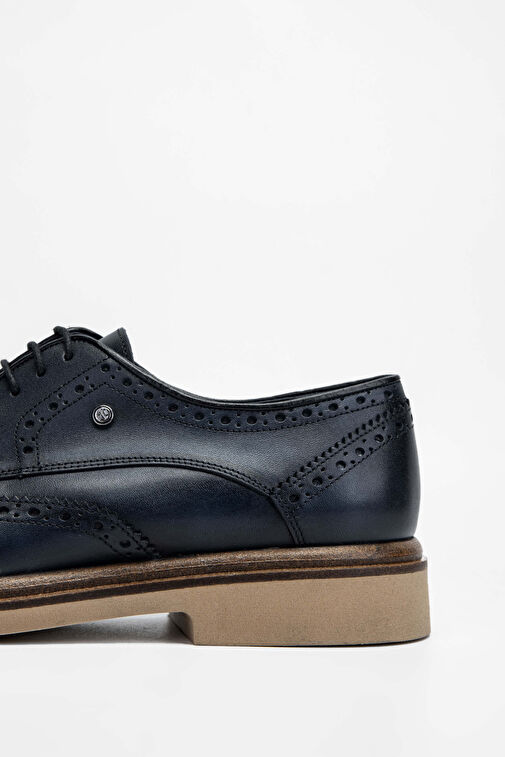 Tamer Tanca Siyah Erkek Deri Günlük Ayakkabı 537 3262 ERK AYK SK23/24 - Görsel 6