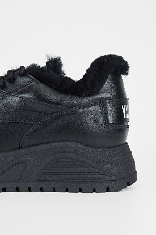 Valmenti Kadın Siyah Hakiki Deri Sneakers & Spor Ayakkabı - Görsel 6