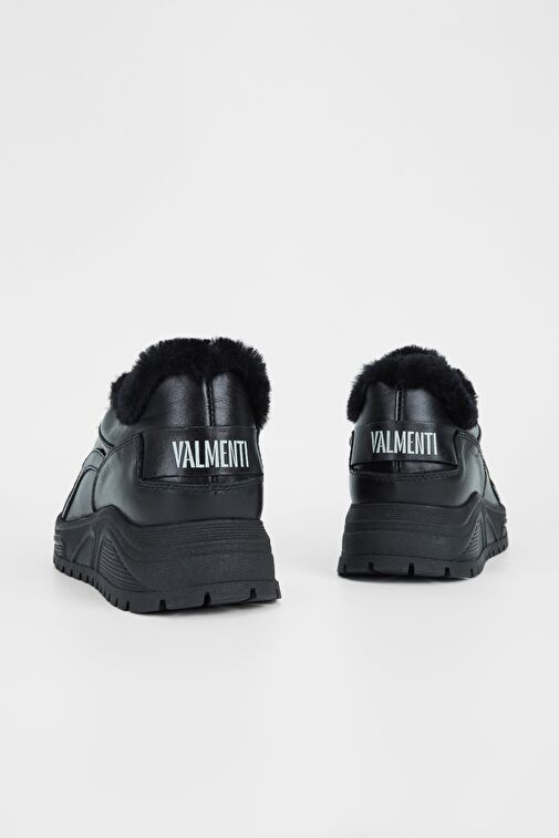 Valmenti Kadın Siyah Hakiki Deri Sneakers & Spor Ayakkabı - Görsel 7
