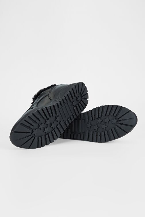 Valmenti Kadın Siyah Hakiki Deri Sneakers & Spor Ayakkabı - Görsel 8