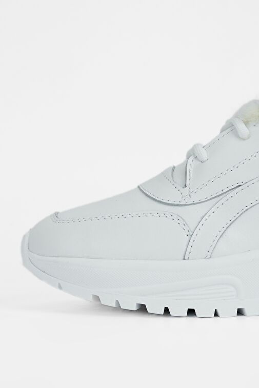 Valmenti Kadın Beyaz Hakiki Deri Sneakers & Spor Ayakkabı - Görsel 5