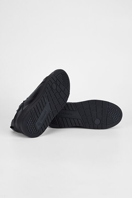 Valmenti Stellarion Kadın Siyah Hakiki Deri Sneakers & Spor Ayakkabı - Görsel 8