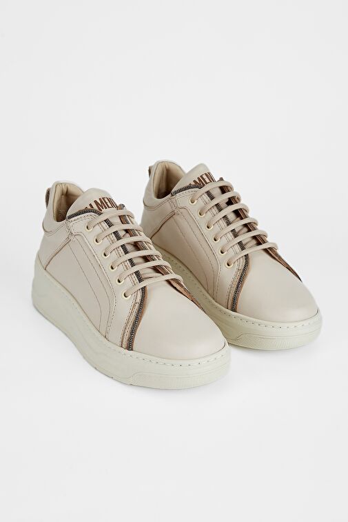 Valmenti Siyah Kadın Deri Sneaker 775 1732 BN AYK SK23/24 - Görsel 3