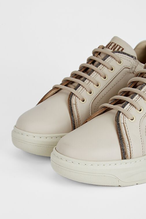 Valmenti Siyah Kadın Deri Sneaker 775 1732 BN AYK SK23/24 - Görsel 4