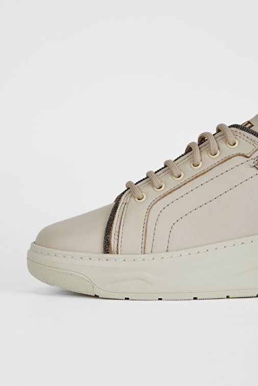 Valmenti Siyah Kadın Deri Sneaker 775 1732 BN AYK SK23/24 - Görsel 5