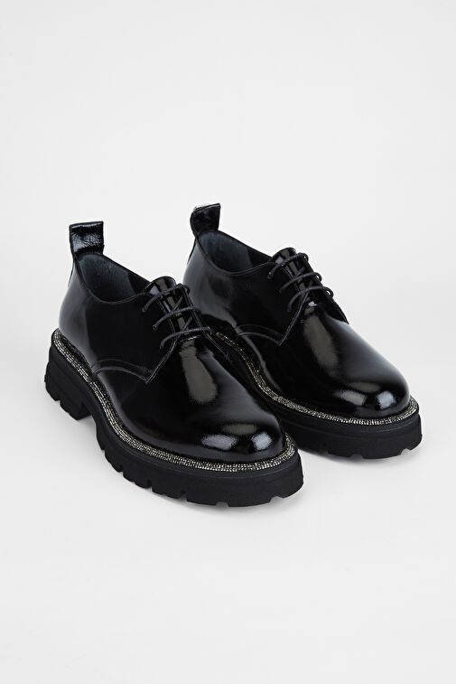 Valmenti Siyah Kadın Süet Loafer 775 5002 BN AYK SK23/24 - Görsel 3