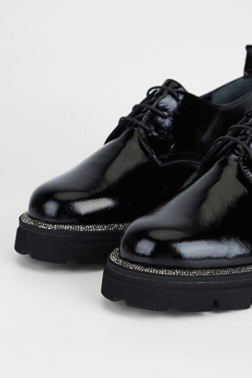 Valmenti Siyah Kadın Süet Loafer 775 5002 BN AYK SK23/24 - Görsel 4