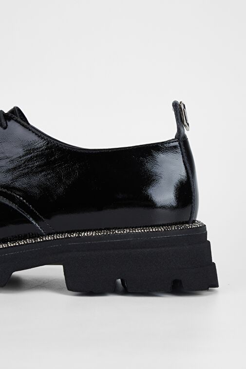 Valmenti Siyah Kadın Süet Loafer 775 5002 BN AYK SK23/24 - Görsel 6