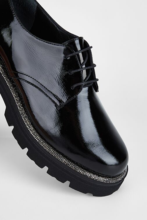 Valmenti Siyah Kadın Süet Loafer 775 5002 BN AYK SK23/24 - Görsel 7