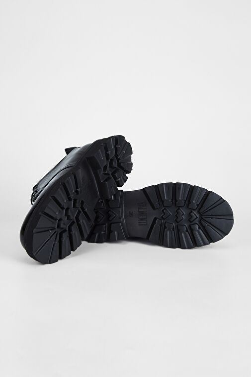 Valmenti Siyah Kadın Süet Loafer 775 5002 BN AYK SK23/24 - Görsel 9