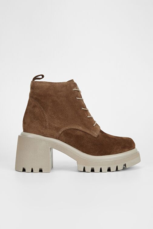 Valmenti Vega Kadın Tütün Süet Hakiki Deri Casual Bot - Görsel 2